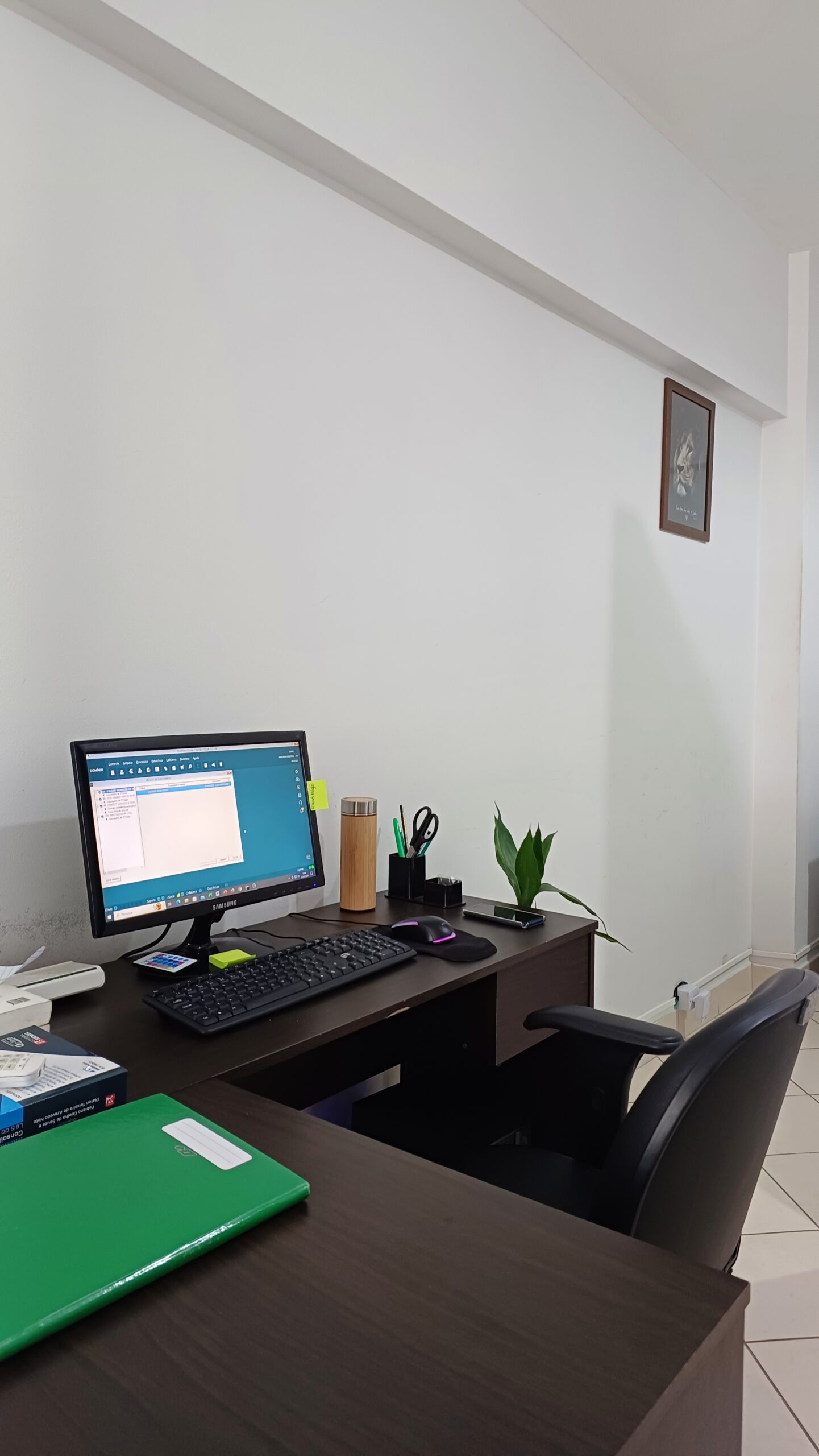 Foto do ambiente de trabalho